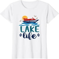 Езеро Life Boating Hello Summer Vibes Summer Vacay Тениска