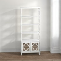 Hilda 72 '' H 29.7 '' W etagere bookcase, включено устройство за ограничаване на Tipover, материал за рафтове: дърво