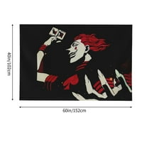 Hunter Hunter Hisoka Tapestry Wall Висяща домашна украса стена одеяло общежитие за хол Спалня фон за фон