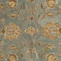 Анадола АН580Г ръчно изработен Синозелен килим