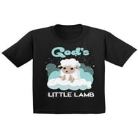 Неудобни стилове Божието малко агнешка младежки риза за рожден ден подаръци за Бог любов