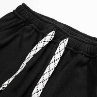 Gubotare тренировъчни панталони за мъже Небрежно модно писмо бродерия лого на солидни панталони за теглене