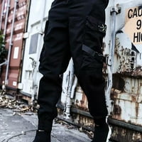 Мъжки улично облекло джогинг панталони ластик Хип-хоп Товари панталони ежедневни Активен Мода Шнур На открито туризъм Потници