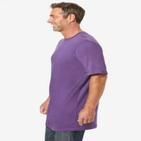 Kingsize Men Big & Tall Лек тениска с по-голяма дължина