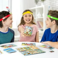 HEDBANZ - HEDBANZ JR. Семейна настолна игра за деца на възраст и нагоре