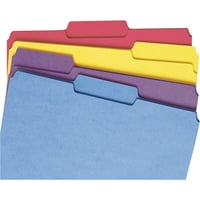 Папки на файлови файлове с антимикробна защита на продукта, лилаво, червено, жълто, синьо, BO
