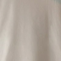 Смихоно клирънс есенен Цветен блок Принт Блуза блузи дамски хлабав Женски Свободно Време случайни Връхни дрехи мода жени Екипажа врата Дълъг ръкав т риза Кафе ШЛ