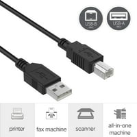 BOO съвместим 6,6 фута USB кабелен кабелен кабел за Hercules DJ конзола MK MK RM RM контролер
