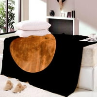 Персонализиран DIY Star Planet Moon Flannel Bender Bedspread Fleece Хвърлете одеялото диван мек за деца възрастен крал размер размер