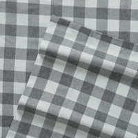 Английски пране памук фланел лист комплект, Есен Каре, Двоен хл