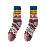 Дамски удебелени термични чорапи коледни чорапи чорапи Коледни wnter чорапи