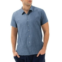 Мъже тениски с къс ръкав лятна плажна риза мъже тениска памук ежедневни върхове за мъжки ваканция за пътуване