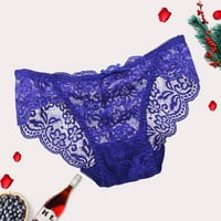 Yotyukeb заспиване за дамски пижами за жени Bownot Lace Panties с ниска талия бриварски бельо бельо