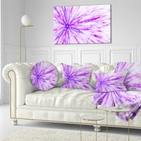 Дизайнарт пурпурна светкавица от свръхнова - абстрактна възглавница за хвърляне - 12х20