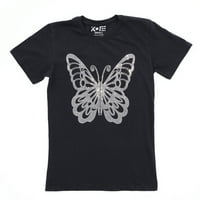 Елегантна тениска с късо ръкав на пеперуда