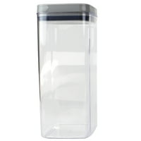 Майкъл Грейвс Дизайн Обрат И Заключване Квадрат 3. Литър Прозрачна Пластмасова Кутия, Индиго