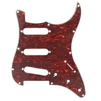 Дупки цветни целулоидни китари Pickguard Scratch Plate за Strat китари SSS