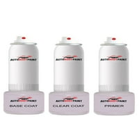 Докоснете Basecoat Plus Clearcoat Plus Primer Spray Paint Kit, съвместим с блестящ Red R Audi