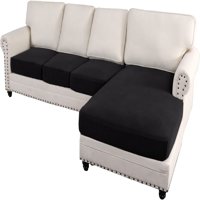 Секционни дивана покрива възглавница на седалката на седалката l Форма отделна възглавница Кушетка Шайт капак за двата левия десен секционен диван