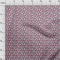 OneOone Polyester Spande Maroon Fabric Dragonfruit Sheding Fabric от двора отпечатани DIY дрехи Шиещи консумативи