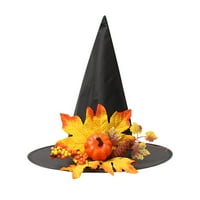 Wocleiliy Хелоуин парти декорация шапка маскарад топка вещица шапка вещица шапка вещица шапка