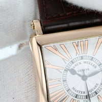 Удостоверен употребяван Franck Muller Franck Muller Master Square 6000HSCDT Silver Dial Watch Men's