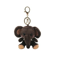 Reteauty слон ключодържател плюшена висяща чанта с пълнени ключови орнаменти Подаръци Кукла ключодържатели Пръстени за животните Ключови килоидни