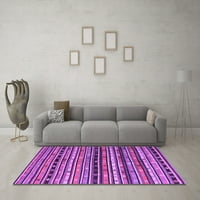 Ahgly Company Indoor Rectangle Southwestern Purple Country Area Rugs, 7 '10'