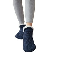 Дамски уютни меки размити чорапи - пухкави чорапи на екипаж