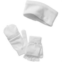 Дамски Поп-Топ ръкавици и руно облицовани ухото топло, комплект