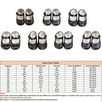 Welliumy Childrens Uniform Shoes Soty Toe Flats Strap Mary Jane Wedding School Durary Low Top 5 2y