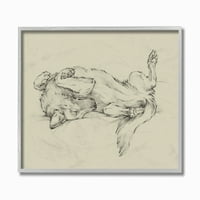 Ступел Начало Дé Кор индустрии куче дрямка животно домашен любимец рисунка рамкирана стена изкуство от Итън Харпър
