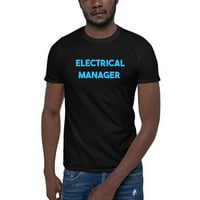 3xl Blue Electrical Manager Памучна тениска с къс ръкав от неопределени подаръци