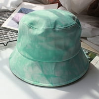 Ломубе Кофа шапка двустранно износване анти-УВ удобни жени лято рибар шапка за пътуване