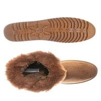 Дамски зимен сняг обувка w fur & rhinestones