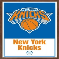 New York Knicks - Плакат за стена на лого, 14.725 22.375