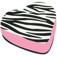 Ashley, Ash10022, Zebra Heart Magnetic Whitebrd Eraser, всеки, черен, бял