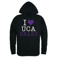 Любов UCA University of Central Arkansas Bears Суичър с качулка Черен хх-голям