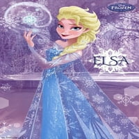 Замразено - ламиниран плакат за снежинка на ELSA