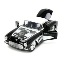 Универсални чудовища 1: Шеви Корвет отливка за кола & 2.75 фигурка на вълк, играчки за деца и възрастни