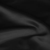 Комплект Сатенена Възглавница Шамс Оксфорд Калъфка С Разрошени Декор Черен Будоар