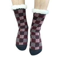 Miayilima чорапи мъже чехли размити чорапи пухкави уютни кабини топла зима мека дебела удобна нехлавка домашни чорапи