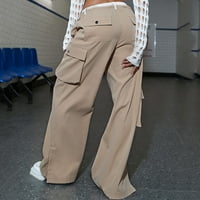 Snoarin плюс размер товарни панталони жени улични стил модни тренировки дизайн на много джоба гащеризони с ниска талия спортни панталони суитчъри на клирънс