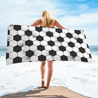 Dengmore Microfiber Rectangular Beach кърпа за одеяло супер леко цветна кърпа за кърпа за баня пясъчно одеяло за плаж с много целта кърпа за пътуване басейн