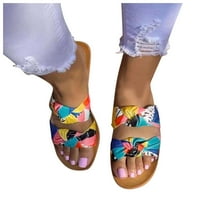 Cieken Women's Summer Bowknot Color Colorting Fashion Beach Sandals и чехли