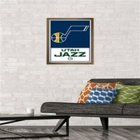Юта Джаз-Плакат С Лого, 14.725 22.375