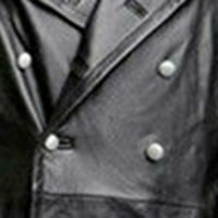 Simplmasygeni Clearance Мъжко яке с цип тренч палто мода небрежно се сгъсти с голям джоб с качулка с дълъг ръкав надолу