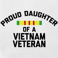 Cafepress - Горда дъщеря на ветеранска шапка във Виетнам - Отпечатана регулируема бейзболна шапка