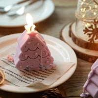 Cube ароматизирана свещ Коледа свещи Декорация на домашно парти × за подарък за рожден ден Ароматерапия с восък