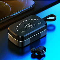 K Безжични слушалки Bluetooth Sport Слушалки Premium Fidelity Sound Quality Case Case Digital LED интелигентност Слушалки Вградени MIC слушалки за Vivo Y17